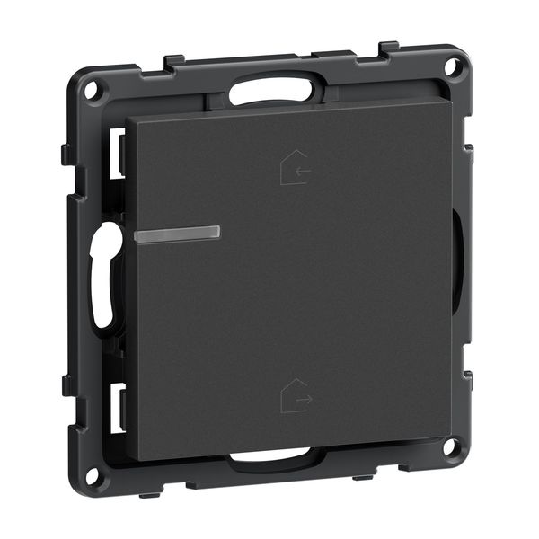 Legrand SEANO with Netatmo Master-Switch Kommen/Gehen, Steuern von Alltagsszenarien, HOME + CONTROL App, Smart Home, Anthrazit, 765936