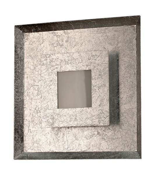 LUCE Design Window LED Wandleuchte 3000 K dimmbar 18W Silber