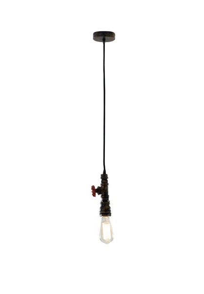 LUCE Design Armacord Pendelleuchte E27 dimmbar Rostfarbig Antik