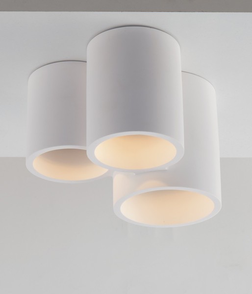 LUCE Design Banjie Deckenleuchte 3fach GU10 Weiss,