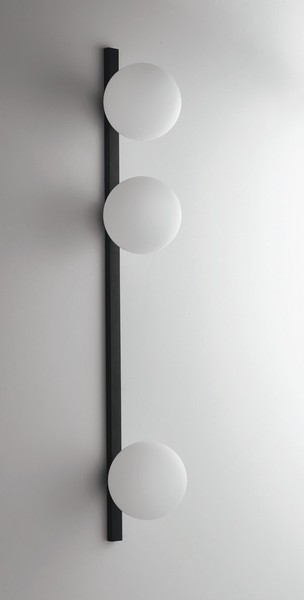 LUCE Design Enoire Wandleuchte 3fach E14 Schwarz