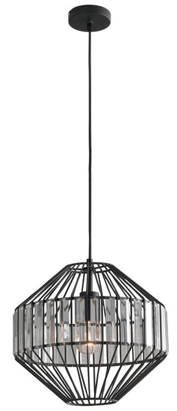 LUCE Design Opium Pendelleuchte E27 dimmbar 34cm Schwarz