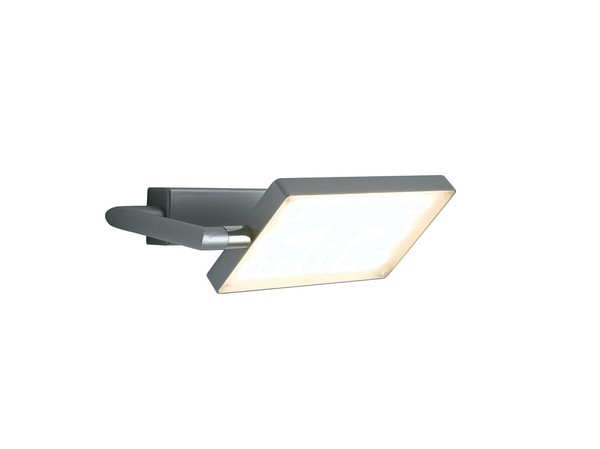 LUCE Design Book LED Wandleuchte 3200 K 17W Silber