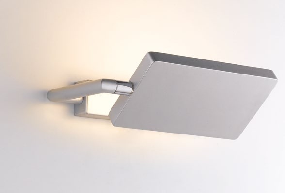 LUCE Design Book LED Wandleuchte 3200 K 17W Silber