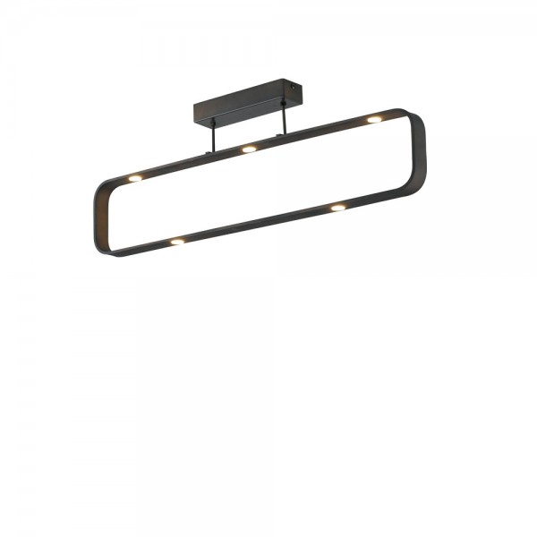 LUCE Design Moka LED Deckenleuchte 3000 K dimmbar 35W Mokka
