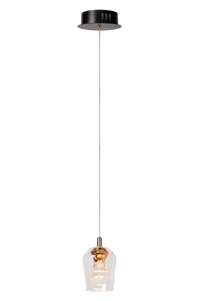 Lucide BERLIANE LED Pendelleuchten 4W dimmbar Warmweiss Modern Transparent 65-164,5cm 00430/04/60