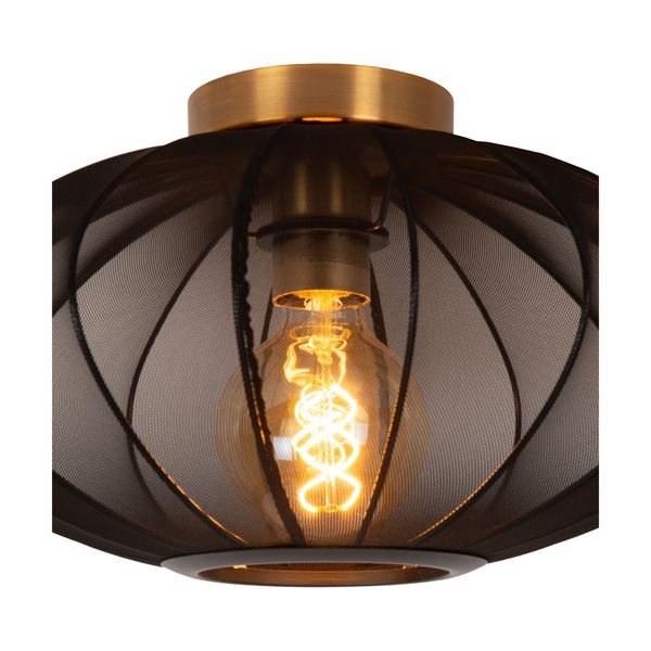 Lucide CORINA Deckenleuchte E27 Schwarz, Mattes Gold, Messing 03147/40/30