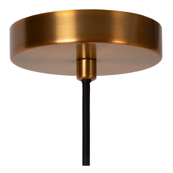 Lucide CORINA Pendelleuchte E27 Schwarz, Mattes Gold, Messing 03447/52/30