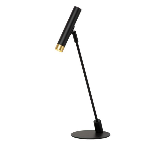 Lucide ALEC LED Tischlampe G9 3W 360° drehbar Schwarz 03546/03/30