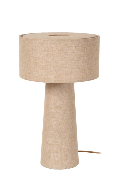 Lucide LEEROY E27 Tischlampe Modern Taupe 03548/50/41