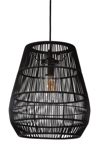 Lucide NERIDA Pendelleuchte E27 Schwarz IP44 03844/01/30
