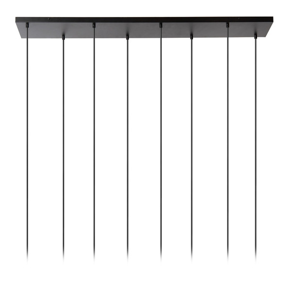 Lucide CHAYANNE E14 Pendelleuchten 8-fach Modern Schwarz 90-156,5cm 05446/08/30