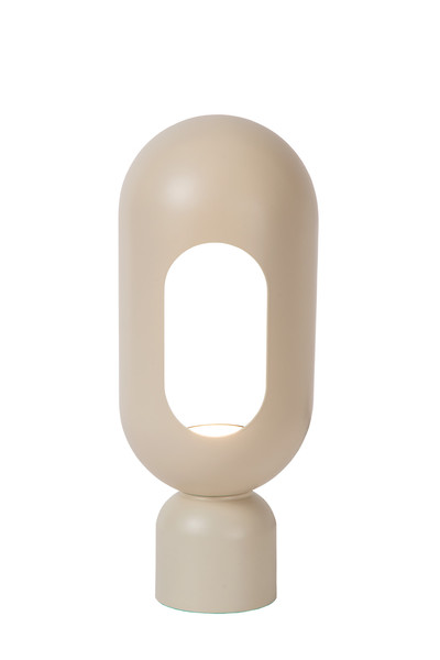 Lucide BARRIS E27 Tischlampe Modern Taupe 05549/01/41