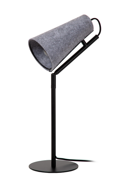 Lucide BENSEN E14 Tischlampe Modern Grau 05553/81/36
