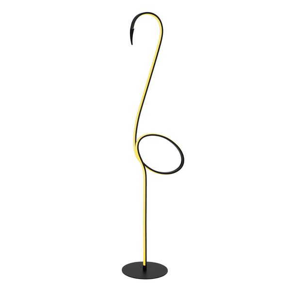 Lucide FLAMINGO LED Stehleuchte RGB 14W Multifärben, Schwarz 05745/14/99