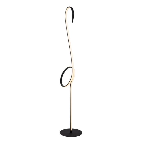 Lucide FLAMINGO LED Stehleuchte RGB 14W Multifärben, Schwarz 05745/14/99