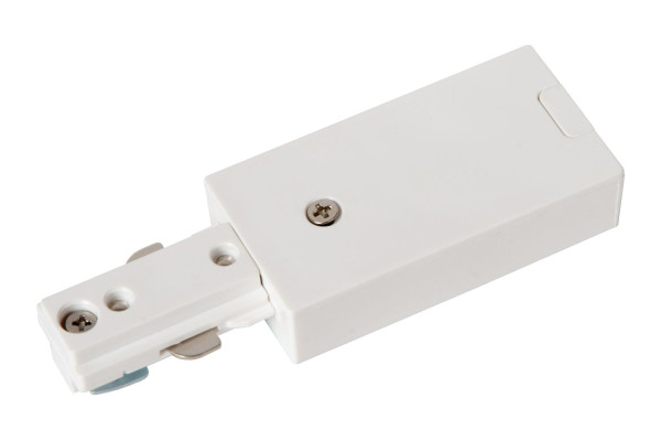 Lucide TRACK Endeinspeiser 1-Phasen Stromschienensystem Einzel Weiß 09950/03/31