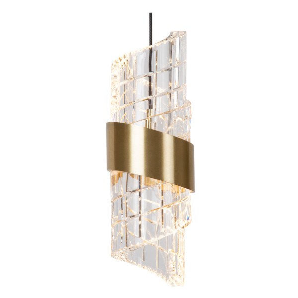 Lucide KLIGANDE LED Pendelleuchten 9W Warmweiss Modern Mattgold 70-150cm 13496/07/02