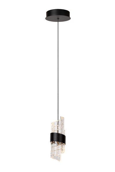 Lucide KLIGANDE LED Pendelleuchten 9W Warmweiss Modern Schwarz 70-150cm 13496/07/30