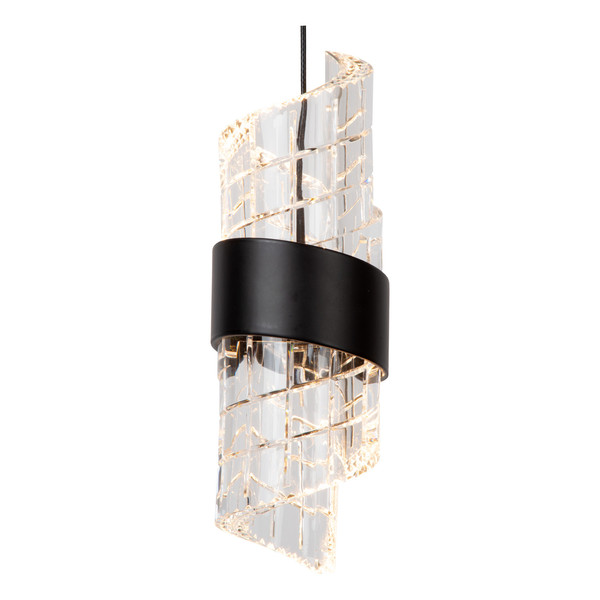 Lucide KLIGANDE LED Pendelleuchten 5-fach 8W dimmbar Warmweiss Modern Schwarz 70-150cm 13496/36/30