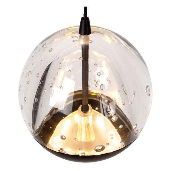 Lucide SENTUBAL LED Pendelleuchten 5-fach 5,2W dimmbar Warmweiss Modern Schwarz 70-150cm 13498/24/30