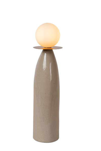 Lucide FIGARO G9 Tischlampe Modern Grau 13544/50/36