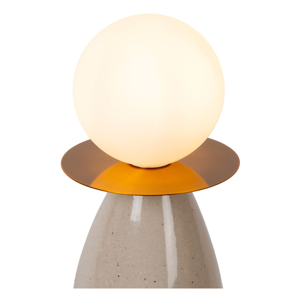 Lucide FIGARO G9 Tischlampe Modern Grau 13544/54/36