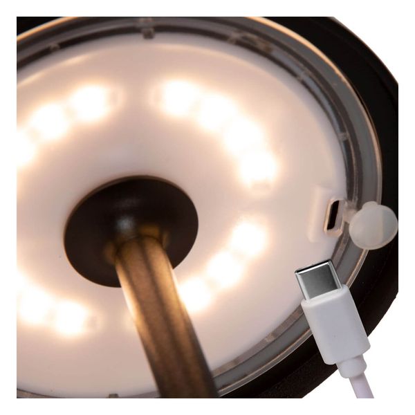 Lucide JOY LED Tischlampe Außen Outdoor 1,5W dimmbar Schwarz IP54 15500/02/30