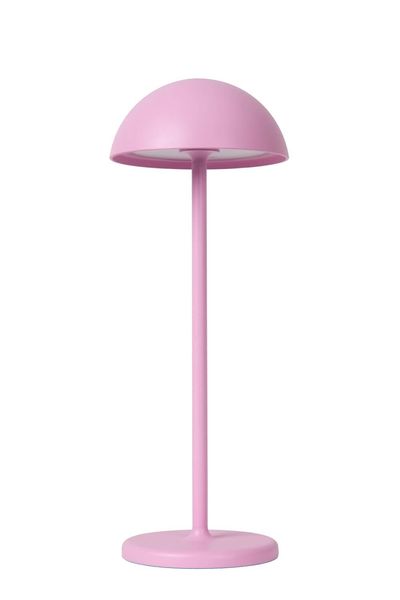 Lucide JOY LED Tischlampe Außen Outdoor 1,5W dimmbar Rosa IP54 15500/02/66