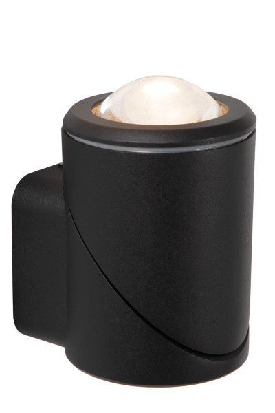 Lucide ERIN LED Wandstrahler 5W IP65 Warmweiss Modern Schwarz 15820/05/30