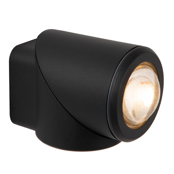 Lucide ERIN LED Wandstrahler 5W IP65 Warmweiss Modern Schwarz 15820/05/30
