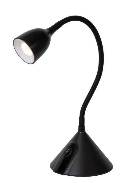 Lucide MILO LED Schreibtischleuchte 3,2W mit flexiblem Lesearm Schwarz 18673/03/30