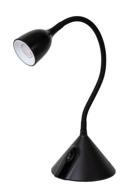 Lucide MILO LED Schreibtischleuchte 3,2W mit flexiblem Lesearm Schwarz 18673/03/30