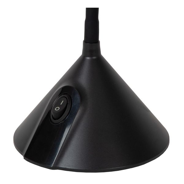 Lucide MILO LED Schreibtischleuchte 3,2W mit flexiblem Lesearm Schwarz 18673/03/30