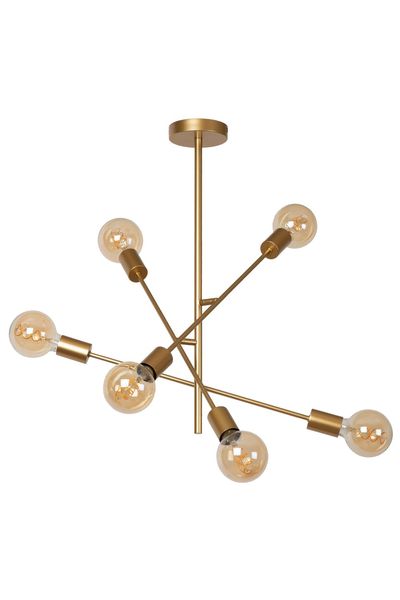 Lucide LESTER Deckenleuchte 6x E27 drehbar Mattes Gold, Messing 21119/06/02