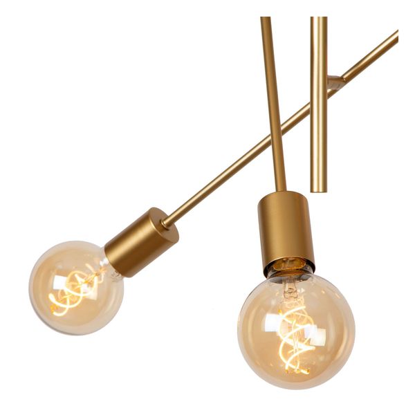 Lucide LESTER Deckenleuchte 6x E27 drehbar Mattes Gold, Messing 21119/06/02