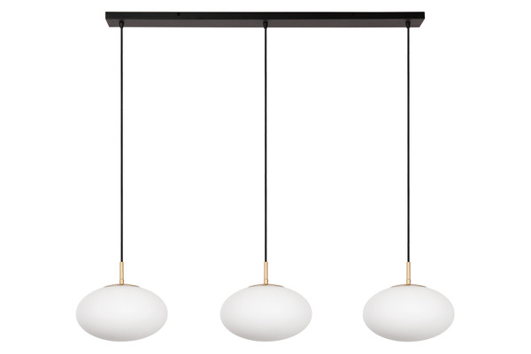 Lucide ELYSEE E27 Pendelleuchten 3-fach Klassisch Opal 70-150cm 21430/03/61