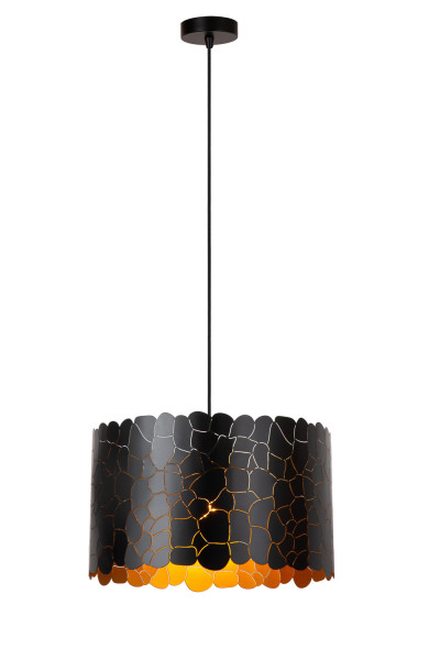 Lucide ALMELO E27 Pendelleuchten Modern Schwarz 60-155cm 21434/40/30
