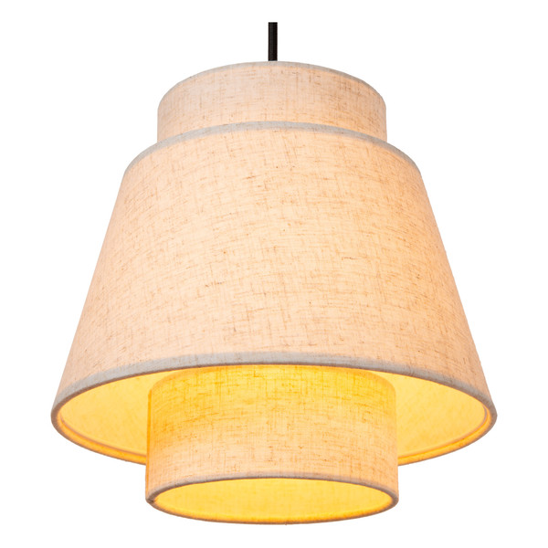 Lucide TRIBUTE E27 Pendelleuchten 3-fach Landhausstil Beige 70-150cm 21435/03/38