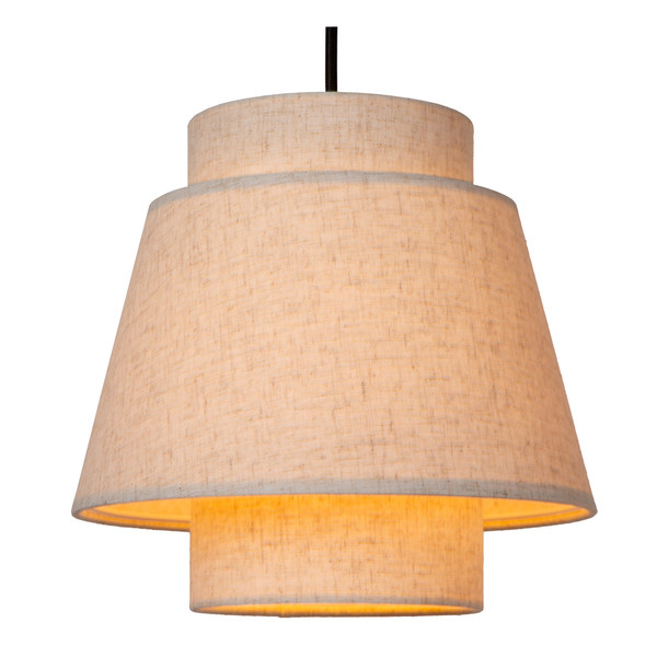 Lucide TRIBUTE E27 Pendelleuchten 3-fach Landhausstil Beige 120-350cm 21435/13/38