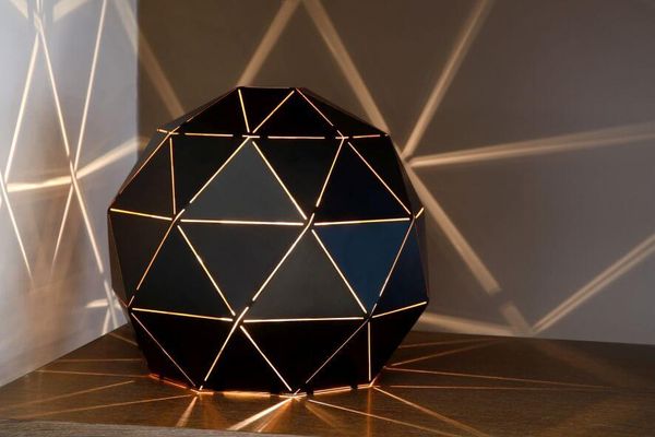 Lucide OTONA Tischlampe E27 Schwarz 21509/25/30