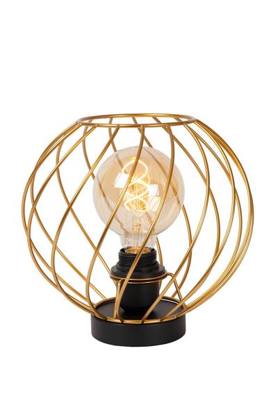 Lucide DANZA Tischlampe E27 Mattes Gold, Messing, Schwarz 21528/25/02