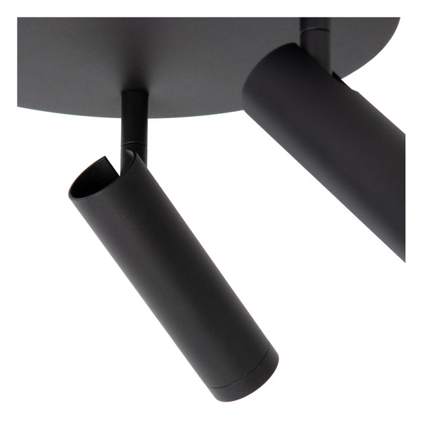 Lucide GRADO GU10 (MR11) Deckenstrahler 3-fach Modern Schwarz 22974/13/30