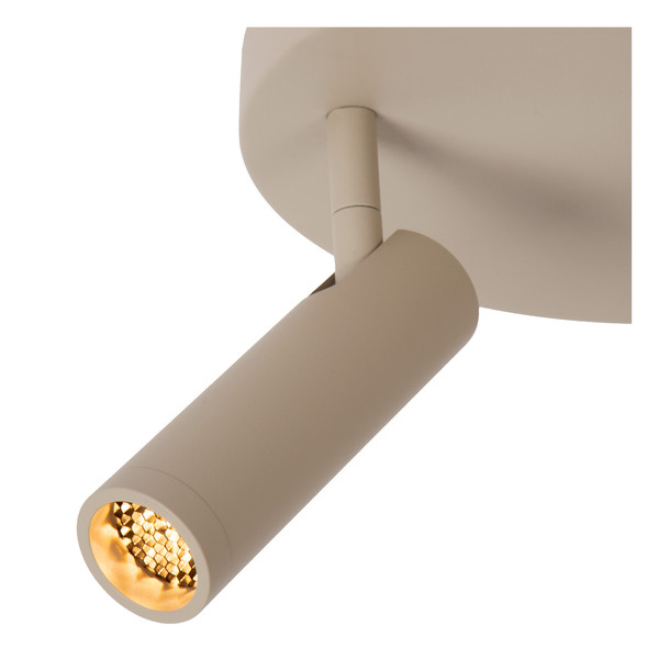 Lucide GRADO GU10 (MR11) Deckenstrahler 3-fach Modern Taupe 22974/13/41
