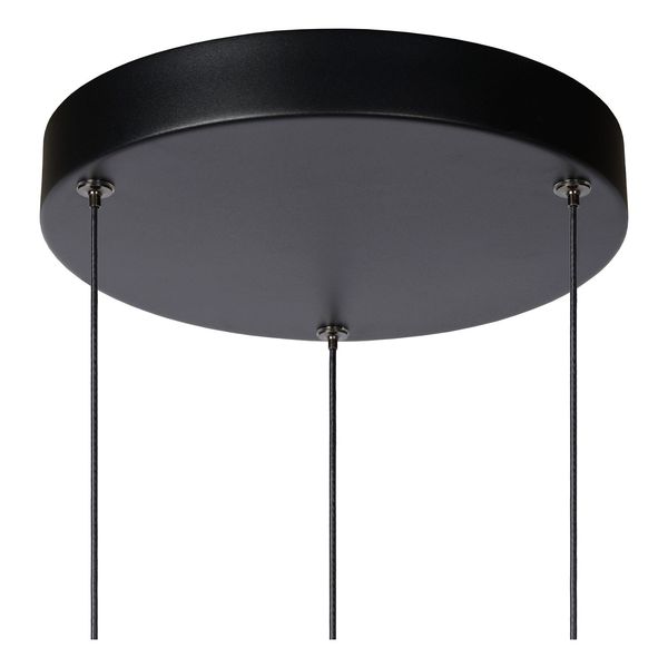 Lucide MARGARY LED Pendelleuchte 3x 4W dimmbar Schwarz 90Ra 24402/15/30