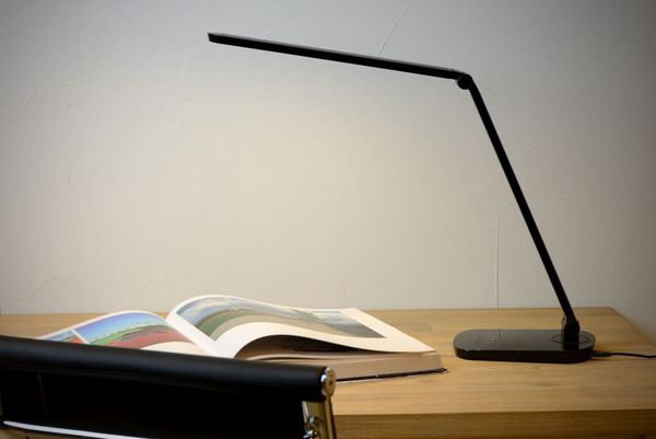 Lucide VARIO LED LED Schreibtischleuchte 8W dimmbar 360° drehbar Schwarz 24656/10/30