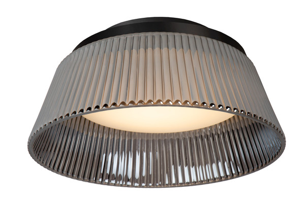 Lucide VIXI LED Deckenleuchte 17,6W dimmbar Warmweiss Retro Rauchfarbe 25115/35/65