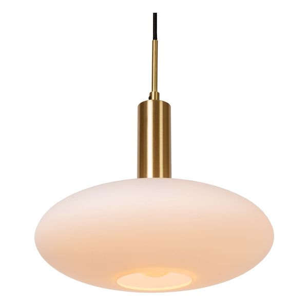 Lucide SINGALA Pendelleuchte 3x E27 Mattes Gold, Messing, Opal 25413/13/02