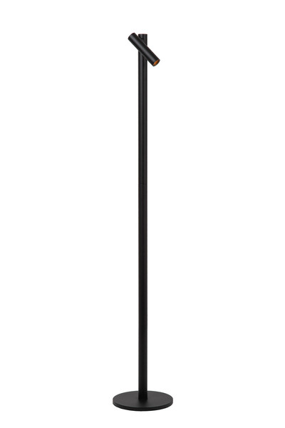 Lucide ANTRIM LED Stehlampe Mit Leselampe 2,2W dimmbar IP54 Warmweiss Modern Schwarz 27703/02/30