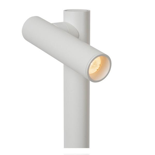 Lucide ANTRIM LED Stehlampe Mit Leselampe 2,2W dimmbar IP54 Warmweiss Modern Weiß 27703/02/31